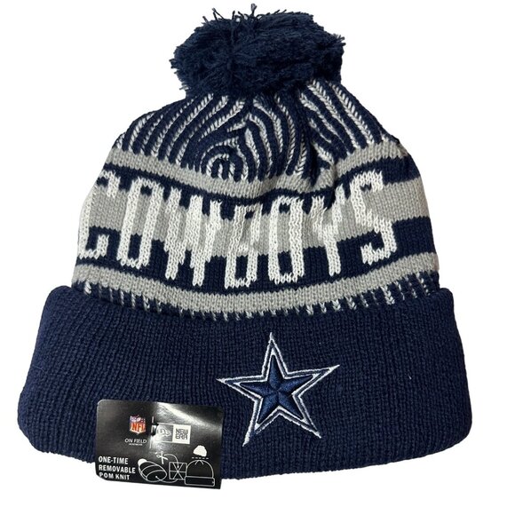 New Era Other - NFL Dallas Cowboys Winter Knit New Era Cap New With Tag Fleece Lined NWT